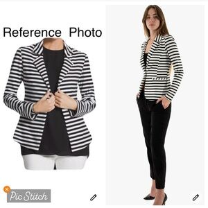 Catherine Malandrino Effortless Elegance with 3/4 Sleeves Blazer